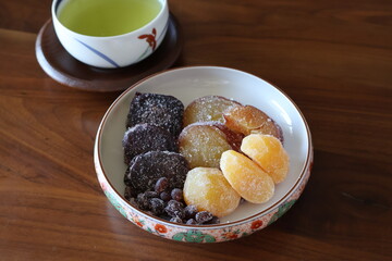 Japanese sweets, sweetened adzuki beans