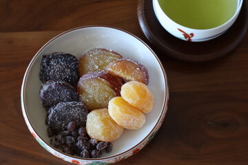Japanese sweets, sweetened adzuki beans