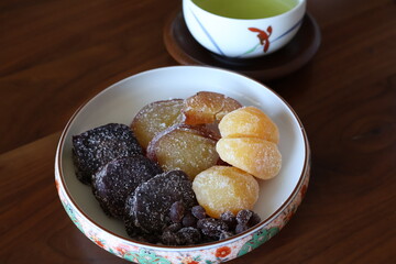 Japanese sweets, sweetened adzuki beans