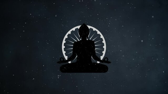 Animated Seamless Circle Meditation, with a Mentally Clear And Emotionally Relaxing chakra circle Focusing the Mind of the Universe