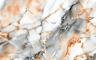 Marble granite natural stone texture with orange gray color suitable for background and print
