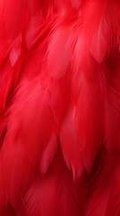 Fototapeta premium Pattern Background Abstract Image, Red Bird Feathers, Texture, Wallpaper, Background, Cell Phone Cover and Screen, Smartphone, Computer, Laptop, Format 9:16 and 16:9 - PNG