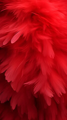 Fototapeta premium Pattern Background Abstract Image, Red Bird Feathers, Texture, Wallpaper, Background, Cell Phone Cover and Screen, Smartphone, Computer, Laptop, Format 9:16 and 16:9 - PNG