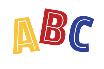 Back to School Flat Sticker Design