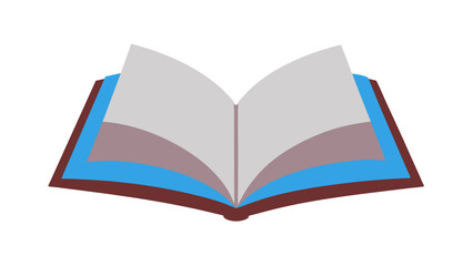 Open book symbol against a dark backdrop. An open book icon is displayed on a dark surface. Symbolic representation of an open book on a dark background.