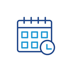 Calendar icon, calendar sign vector