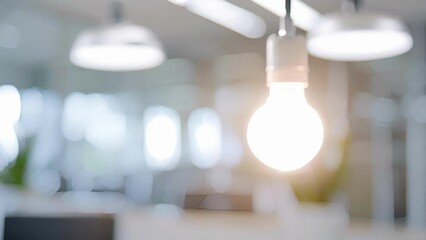 LED light bulbs are used throughout the office reducing energy consumption and saving money on electricity bills. - Powered by Adobe
