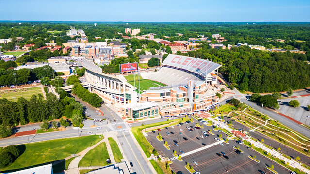 Memorial Stadium on the Clemson University Campus
