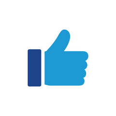 Like hand icon, Like hand sign vector