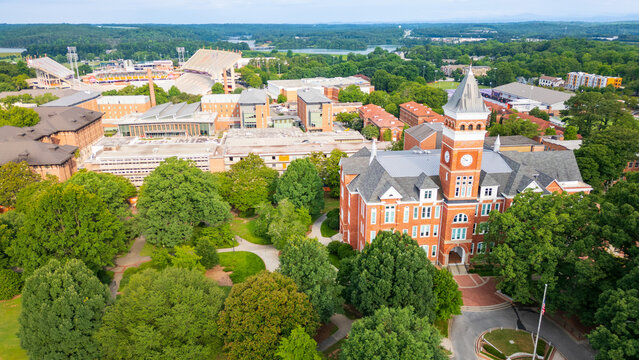 Clemson, SC - June 9, 2024: Tillman Hall on the Clemson University campus