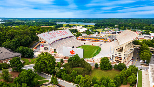 Memorial Stadium on the Clemson University Campus