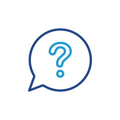Question mark icon, question sign vector design	