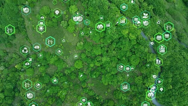 Natural scenery and environmental technology concept