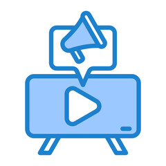 Television Advertising Icon