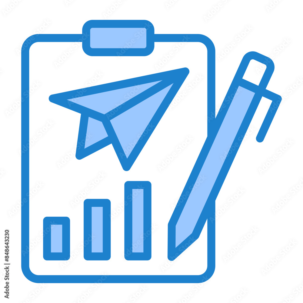 Poster Marketing Plan Icon