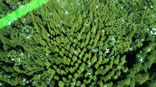 Natural scenery and environmental technology concept