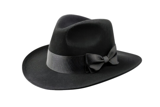 recommend clip art: Black Fedora Hat with Bow