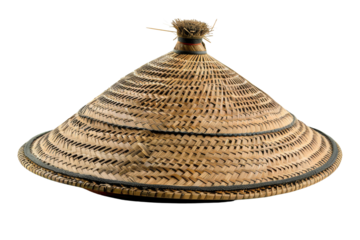 Traditional Asian Conical Straw Hat