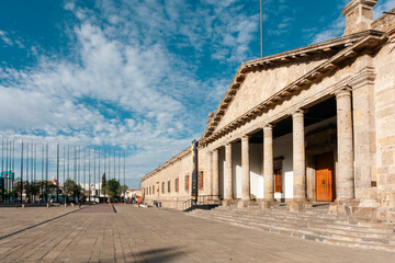 Guadalajara, Mexico: January 7 de 2004, Facade of the Degollado Theater