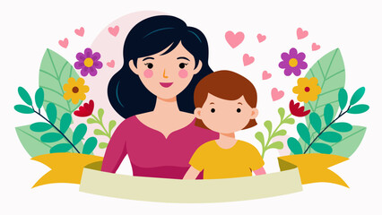 mother day vector artwork illustration