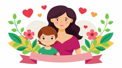 mother day vector artwork illustration
