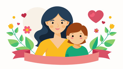 mother day vector artwork illustration