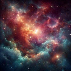 Naklejka premium lights of space