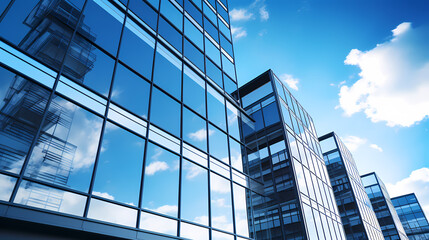Obraz premium A modern office building