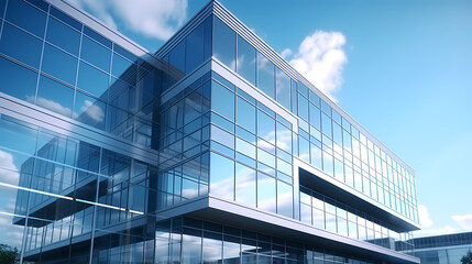 A modern office building