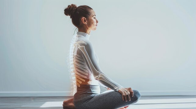 Correct Sitting Posture to Alleviate Back Pain: A Guide with Holographic Alignment Tools Captured with Canon EOS Rebel T7i