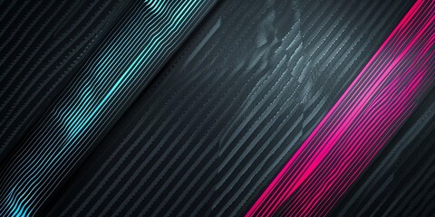 black carbon background with variations of blue and pink stripes, for modern backgrounds, banners, layouts,