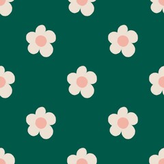seamless pattern with flowers