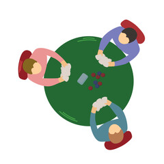 Playing poker concept icon clipart avatar logtotype isolated vector illustration