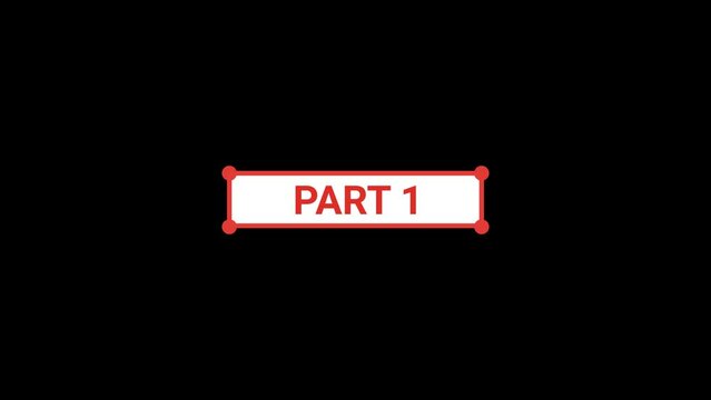 Part 1 lower third click Animation