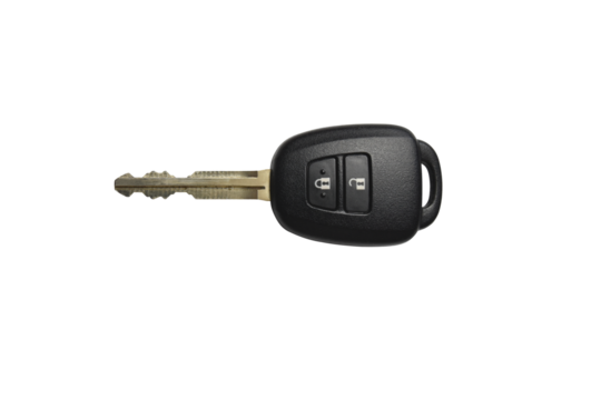 Car key with remote on / off
Isolated on white background. 