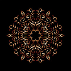 luxury ornamental mandala design background, Decorative ornamental Mandala in ethnic oriental style, Vintage decorative elements