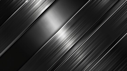 Obraz premium Abstract Metallic Background with Diagonal Lines