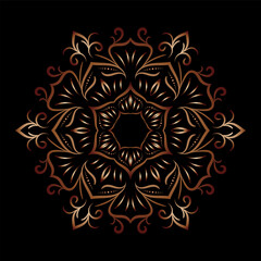 luxury ornamental mandala design background, Decorative ornamental Mandala in ethnic oriental style, Vintage decorative elements