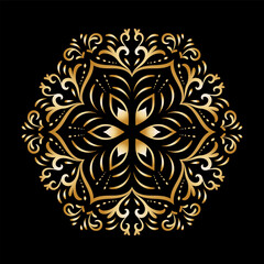 luxury ornamental mandala design background, Decorative ornamental Mandala in ethnic oriental style, Vintage decorative elements