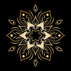 luxury ornamental mandala design background, Decorative ornamental Mandala in ethnic oriental style, Vintage decorative elements