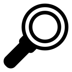 Magnifying Glass Icon for Search and Zoom Functions