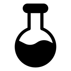 Flask Icon for Laboratory and Chemical