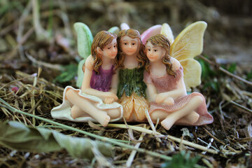 Miniature Hand Painted Resin Fairy Garden Fairies