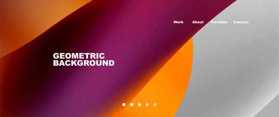 Colorful flowing shapes, wave lines with neon gradients. Vector Illustration For Wallpaper, Banner, Background, Card, Book Illustration, landing page