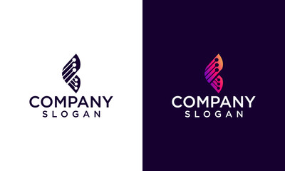 initial k abstract, technology logo design vector with gradient colors