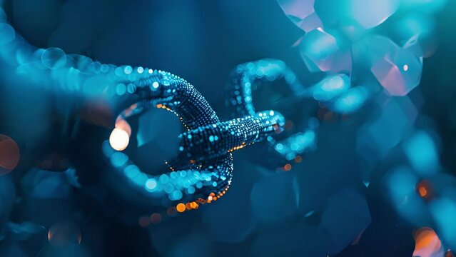 An interconnected web of financial institutions each utilizing the power of blockchain for efficient clearing and settlement.