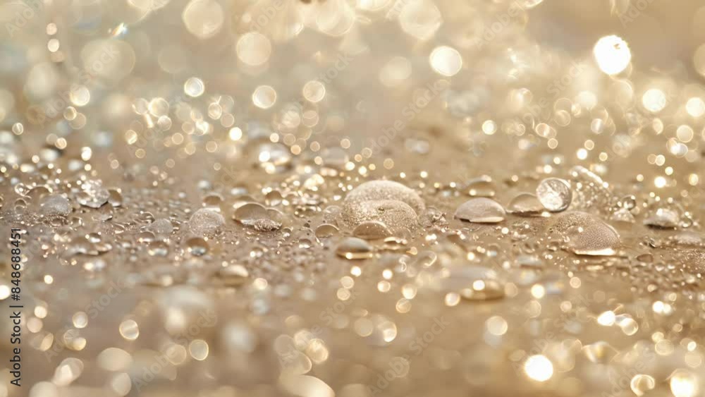 Poster the soft frosted surface is adorned with tiny droplets that sparkle and shine like tiny diamonds in 
