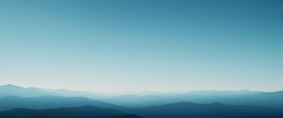 Watercolor wash in soothing pastel blue gradient from