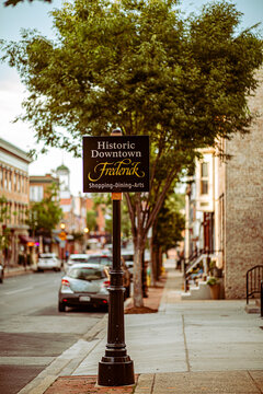 Frederick downtonw Maryland Usa