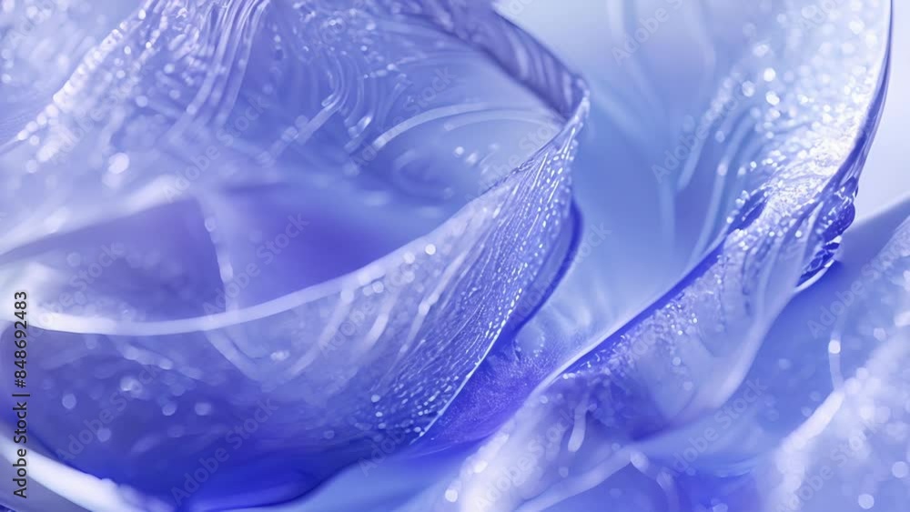 Poster tiny intricately carved lines curve and intersect across the smooth surface of a sapphire revealing 
